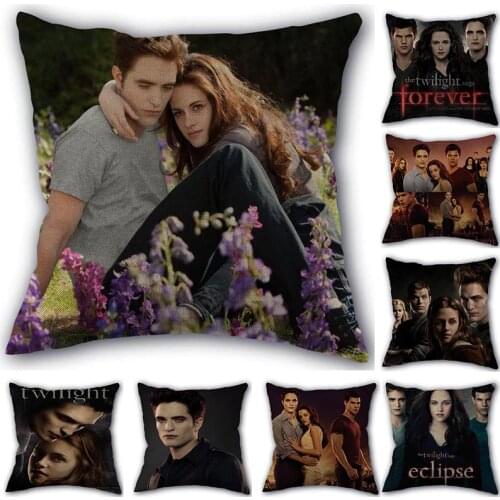Twilight Cotton Linen Pillowcase Custom Home textile Decorative One Side Pillow Covers 45x45cm