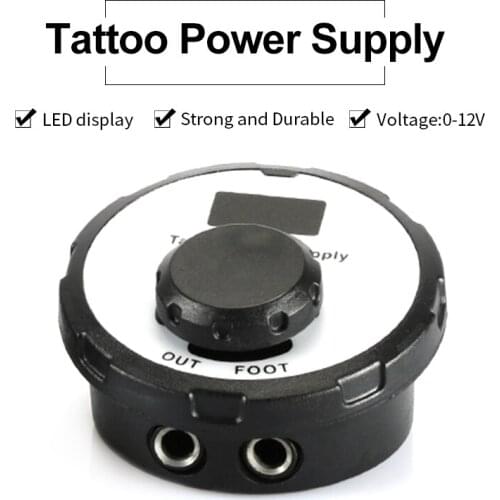 Newest professional white dual-mode intelligent digital LCD mini tattoo power supply