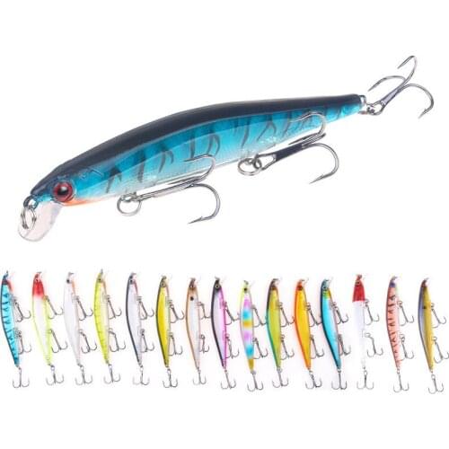 New Gorgons 12.9g 110mm Sinking Minnow Hard Artificial Lure Sinking Plastic Fishing Lure1pc
