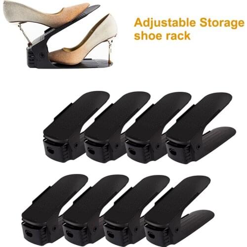 New Plastic Shoe Organizer Rack Set Home Storage Footwear Holder Shoes Living Room Shoebox Stand Shelf Adjustable