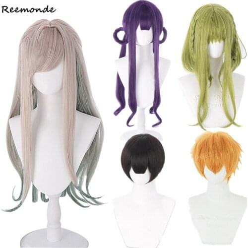 AnimeToilet-Bound Hanako-kun Wigs Cosplay Girls Nene Yashiro Wig Hair Minamoto Kou Boys Synthetic Hair Akane Aoi Long Wigs Party