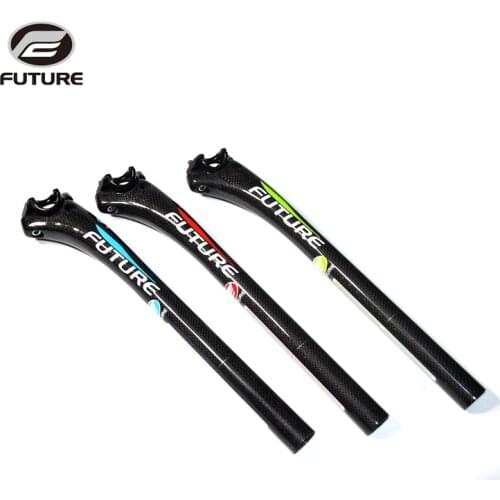 FUTURE Full Carbon Seatpost 27.2 / 30.8 / 31.6mm Road bicycle Mountain Bike Seat Post MTB Bike Accessories Seatposts 3K Gloss