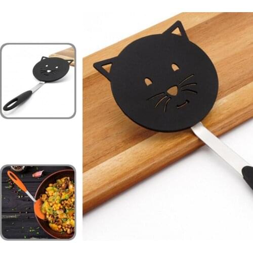 Durable Stainless Steel Nylon Anti-slip Multifunctional Wok Spatula for Cooking