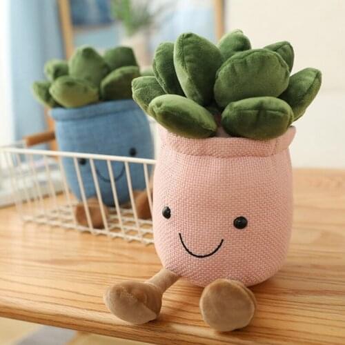 Plant Plush Doll 14 Inch Realistic Doll Gift for Babies Interactive Doll for Dollhouse Decoration Flower Potted Plant Realistic