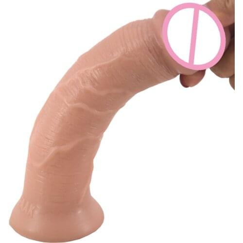 7'' Silicone Dildo Realistic Dildo Skin Feeling Sex Toys For Woman Penis With Suction Cup Sex Products Female Masturbation Cock