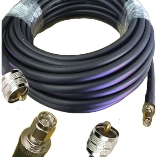 UHF PL259 Plug male to SMA male Connector RF Coax Pigtail Antenna Cable LMR400 Ham Radio 1m 3m 5m 10m