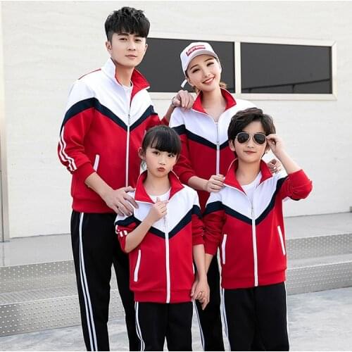 Women Men Kid Tracksuit Sportswear Loose Autumn Running Jogging Outfit Casual Athletic Set Sport Suit Sweatshirt+pant