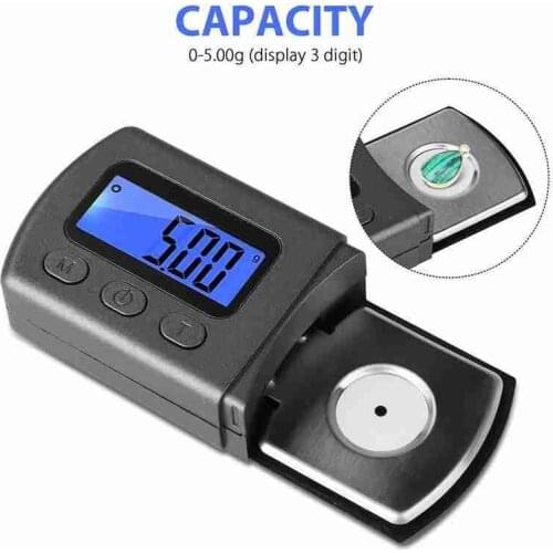 1Pcs Portable LCD Digital Turntable Stylus Force Scale For Vinyl Record Tracking Meter Gauge Guage High Precise Backlight N R0R8