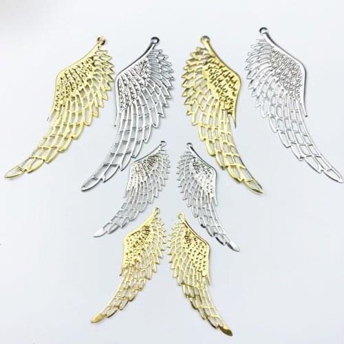 10pcs G Filigree wing Connectors Metal Connector For Jewelry Making DIY Accessories cosplay