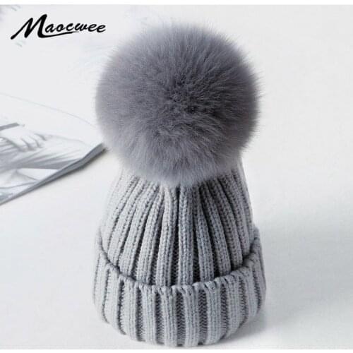 Brand Beanies Knitted Cap Women Spring Winter Hats Crochet Hat Rabbit Fur Pompons Ear Protect Casual Cap Chapeu Feminino 2017