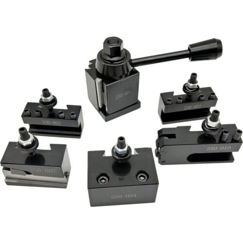 6 Kinds of Steel Wedge GIB Type Quick Holder Professional Change Toolpost Tool Kit Holder for Lathe Tools