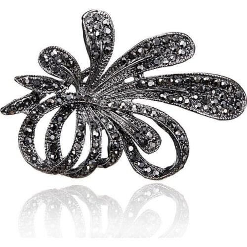 Earofcorn Black Brooches For Clothes