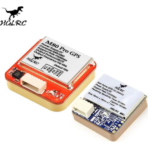 1PCS/2PCS /HGLRC M80 PRO GLONASS GALILEO QZSS SBAS BDS GPS Module for RC Airplane FPV Long Range Drones