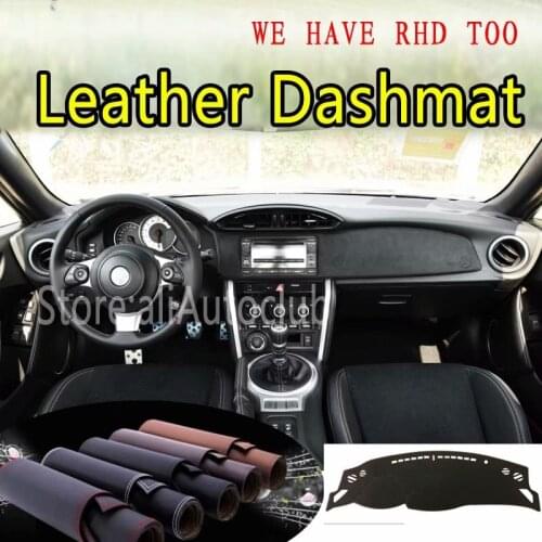For Toyota FT86 GT86 86Subaru BRZ Scion FR-S Leather Dashmat Dashboard Cover Dash SunShade Carpet Custom Car Styling LHD+RHD
