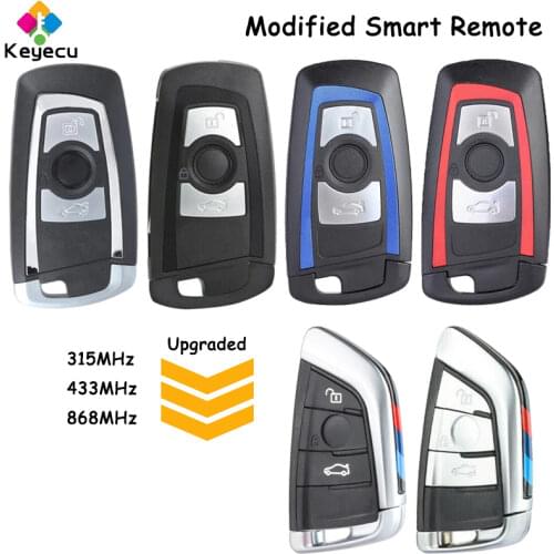 KEYECU Smart Remote Control Key With 3 Buttons PCF7953 Chip - FOB for BMW FEM BDC CAS4 CAS4+ X3 F25 X4 F25 M2 F87 M3 M4 F80 F82