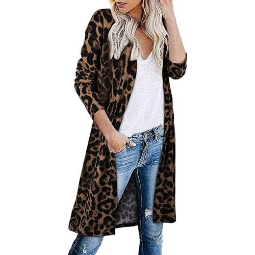 Fashion Sexy Leopard Kimono Cape Bohemian Printed Cardigans Womens Open Stitch Blouses 2021 Female Beach Cover Up Thin Coats