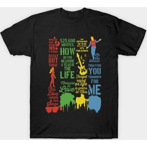 Fashion Rent Musica Rent Best Quotes T-Shirt. Summer Cotton Short Sleeve O-Neck Mens T Shirt New S-3XL