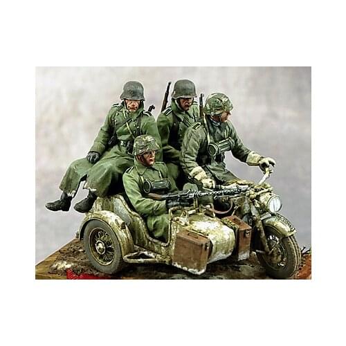 WWII German Army Resin Soldier Four-Person Kit