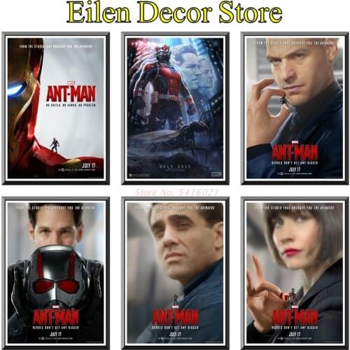 Ant-Man Movie Poster Photograph Vintage Poster Decal Posters & Prints Wall Art Poster Classic Film For Bedroom Decor 42X30cm