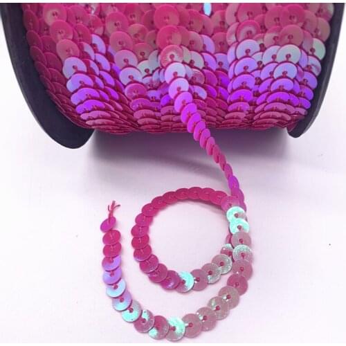 6mm 5Yards Sequin Flat Round Loose Sequins Crafts Paillette Sewing Clothes Decoration DIY Accessory Lentejuelas Para Coser#15