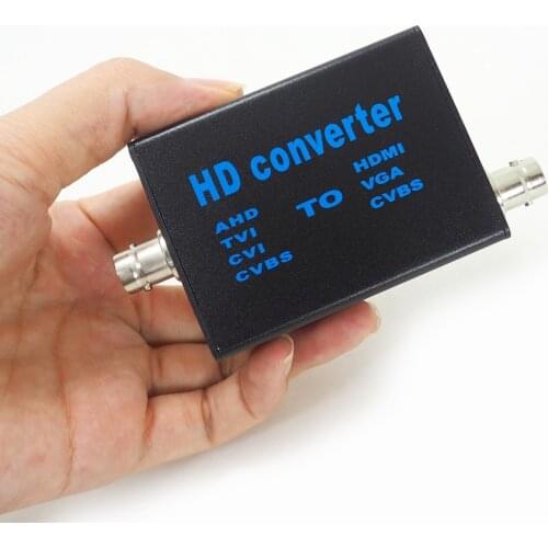 AHD41 Factory Direct BNC to HDMI video signal converter, AHD/TVI/CVI/CVBS signal to HDMI/VGA/CVBS signal converter