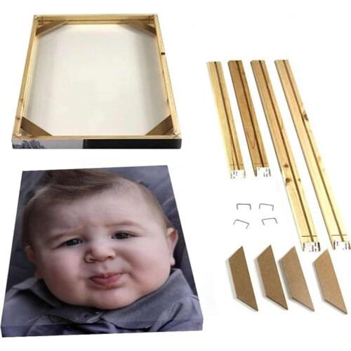 DIY Frame For Canvas Paintings Stretched Wooden Frame For Posters And Prints Pictures Inner Frame Home Wall Decor Ready To Hang