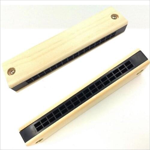 IRIN Educational Musical Wooden Harmonica Instrument Toy for Kids Children Gift Randomly Kid