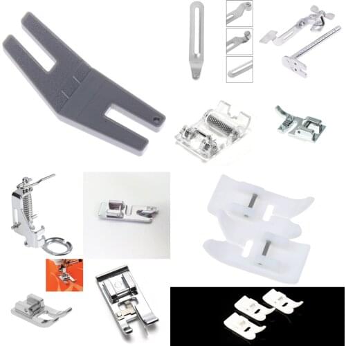 1Pcs Low Shank Roller Presser Foot For Snap Singer Brother Janome Home Art Sewing Machine Tools Supplies Accessories