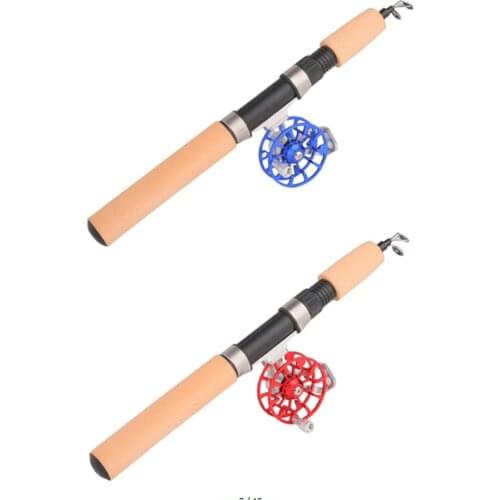 Fishing Reel Carbon Insert Type Light Durable Flexible Ice Fishing Reel+ Hard Fishing Rod For Winter Fishing Fishing Accessories