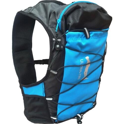 ULTRA-TRI Hydration Trail Running Backpack Vest Pack Lightweight Marathon Hiking Run Mochila Sport Outdoor Bag 12L for Men Women