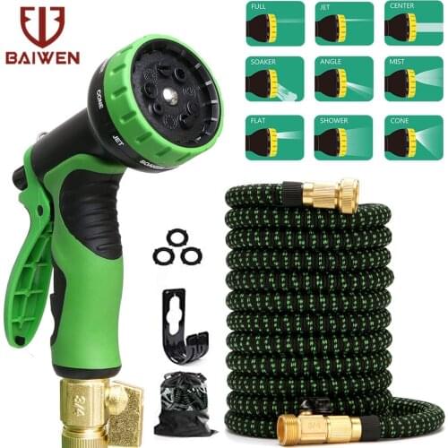 25Ft-100Ft Garden Hose Expandable Magic Flexible Water Hose EU & US Version Hose Telescopic Hoses for Car Wash Watering Flower