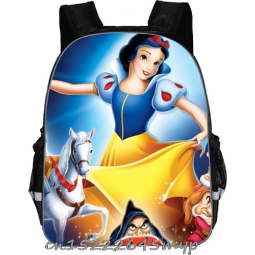 16-inch Children Mickey Mouse Princess Printing School Bags For Teenagers Mochila Backpack Kids Boys Daily Book Bag