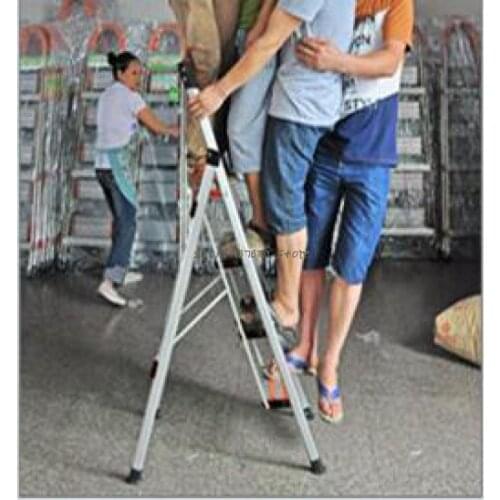 Family Ladder Folding Thickened Indoor Multi-function Miter Ladder Stainless Steel Aluminum Alloy Staircase