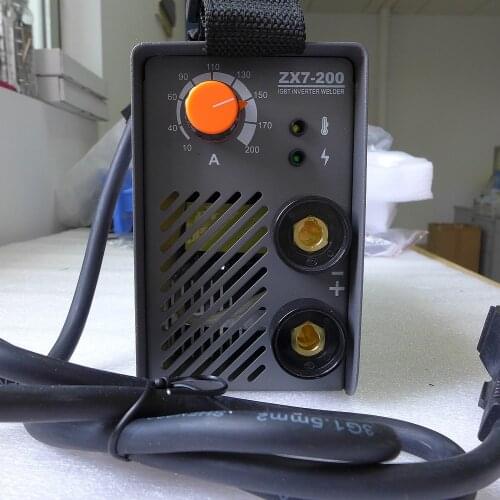 2.5mm all day welding 220V IGBT Inverter Electric DC Welding Machines Mini MMA-200 MMA ARC Stick Welder no calbe