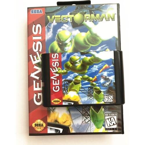 Vectorman 16 bit MD Game Card For Sega Mega Drive For Genesis