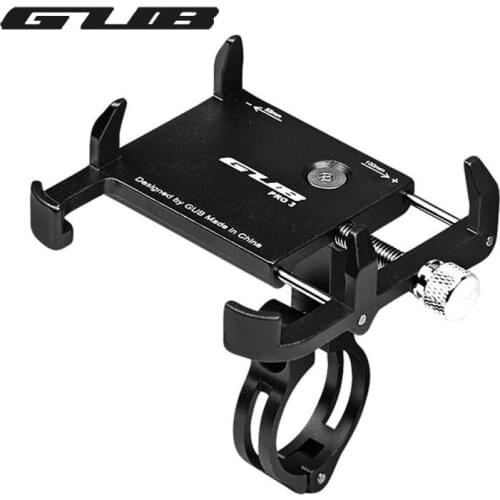 GUB Bike Handlebar Phone Holder Mountain Road Bike Universal Smartphone Mount Bracket Six Claw Fixed Cycling Cellphone Clip