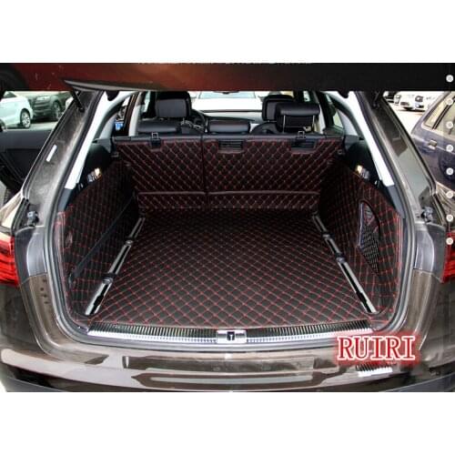 High quality! Special car trunk mats for Audi A6 Avant C7 2017-2011 waterproof boot carpets caro liner for A6 2014,Free shipping