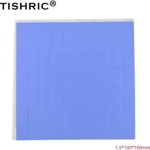 TISHRIC High Performace Computer Fan PC GPU CPU Heatsink Cooling Cooler Conductive Silicone Pad Thermal Pads 1.5mm