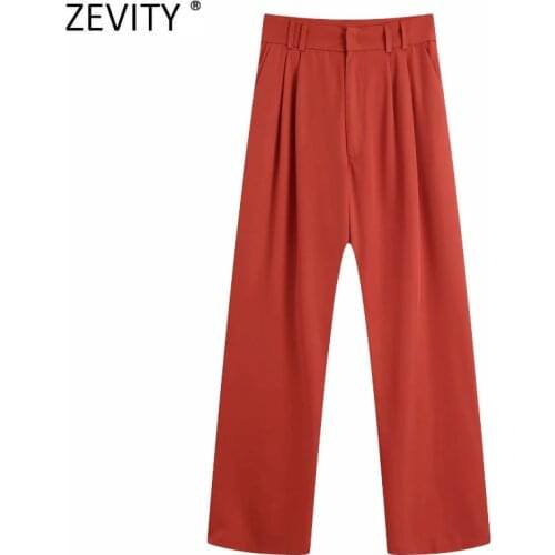 Женские свободные брюки ZEVITY China At AliExpress