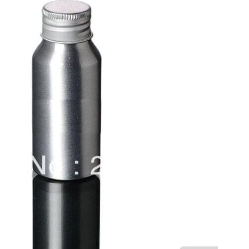 100pcs 50ml Aluminium bottle with silver lid or lotion bottle
