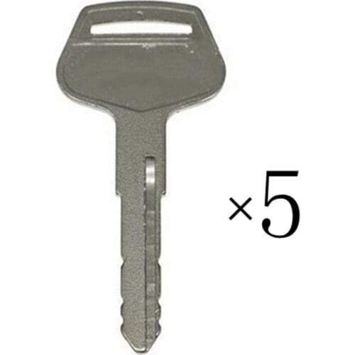 5pcs For Komatsu Brass Keys Excavator Dozer Loader Equipment Forklift Grader