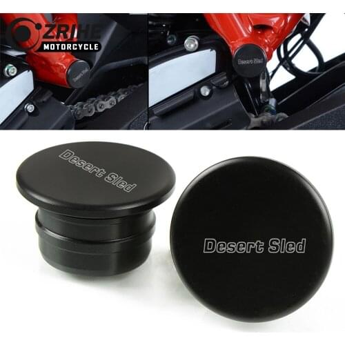 Motorcycle Accessories Nylon Frame Plug Swing Arm Hole Plugs Moto Frame Plug Cap Frame Hole Cover For Ducati Desert Sled 17-18