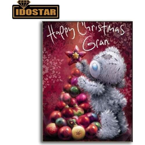 Diamond Embroidery Sale Cartoon Bear Full Drill Square/Round 5D Diamond Painting Cross Stitch Christmas Home Decoration Gift