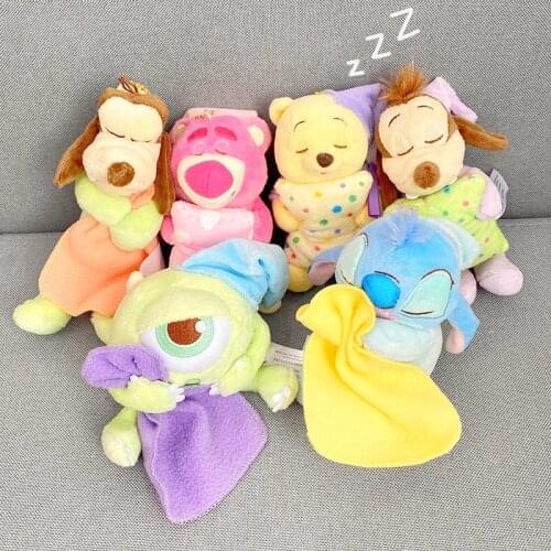 Anime plush dolls pajamas series pendant kawaii stitched Pooh bear pendant beautifully decorated gift girl