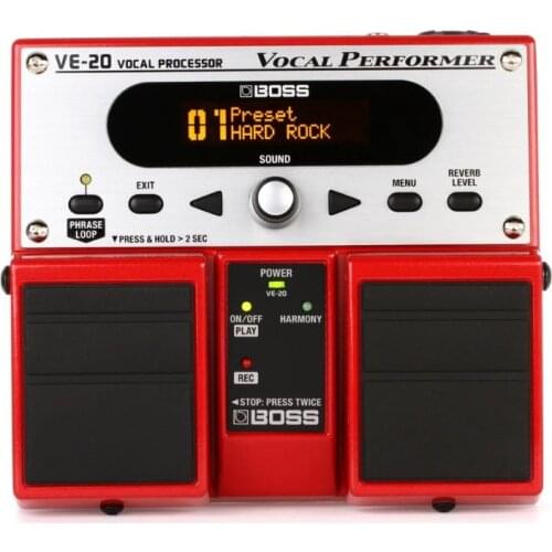 BOSS VE-20 Vocal Harmonist Guitar Effect Processor Harmony Effect