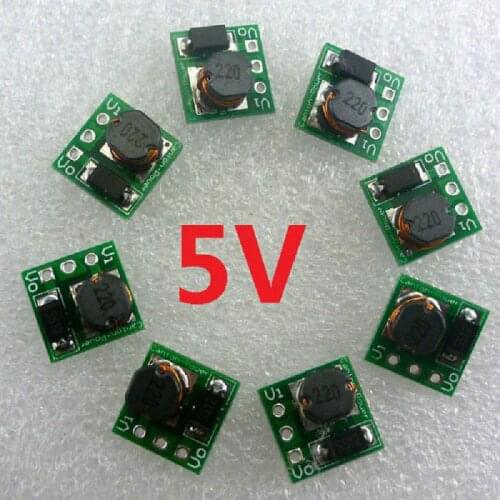 Ce025 8pcs Dc Dc 1.5v~3.7v To 5v Boost Converter Regulated Switching Power Supply Module For Led Motor Toys
