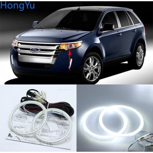 For Ford Edge 2011 2012 Smd Led Angel Eyes kit Excellent Ultra bright illumination DRL Daytime running lights
