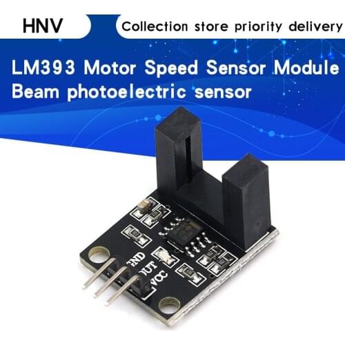 Beam photoelectric sensor Electric counter module LM393 motor count speed sensor module test module groove coupler module