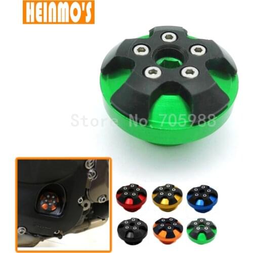 Motorcycle Green CNC Engine Oil Cap Motobike magnetic engine oil filler cap For KAWASAKI Z800 Z1000 For TMAX-500 TMAX 530
