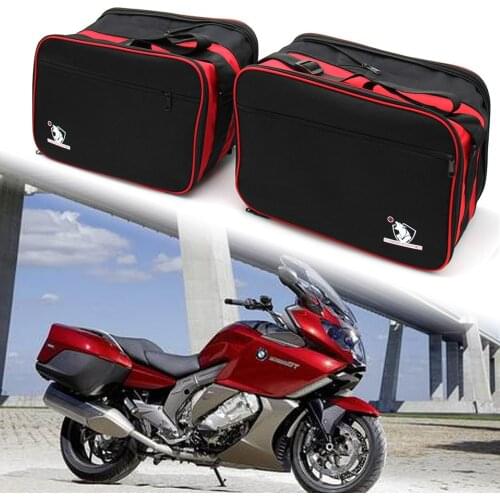 Motorcycle Travel Bag FOR BMW K1600GT K 1600 GT 2011-2016 K1600 GT Expandable black red Pannier liners bag inner bag storage bag